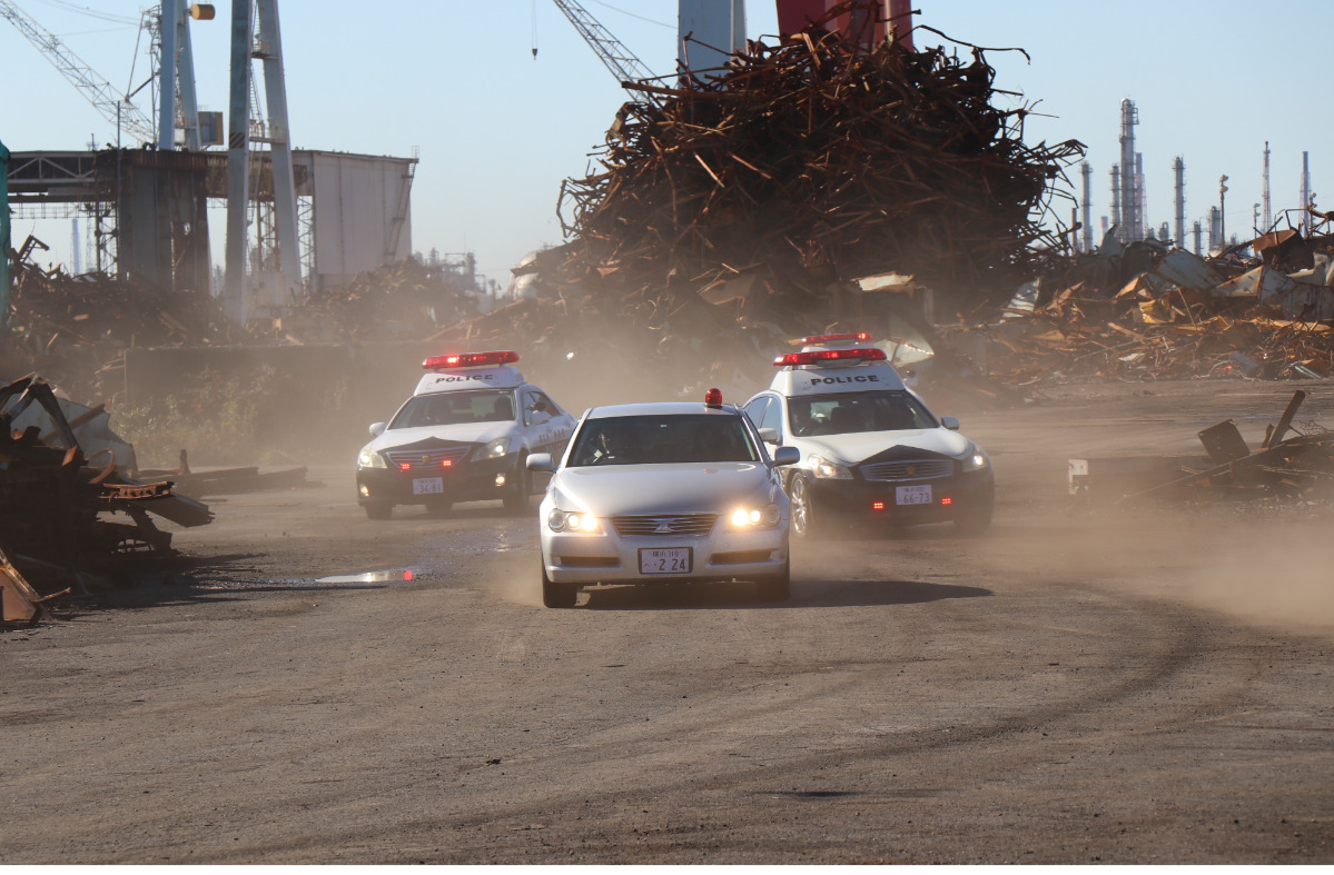 市原市内での撮影の様子