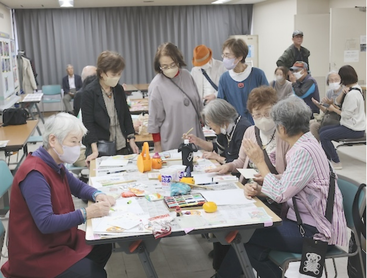 「えがお」咲かす交流