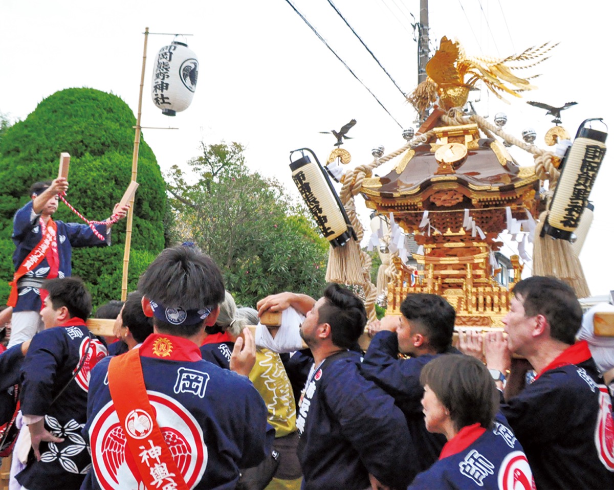 活気あふれる宮神輿