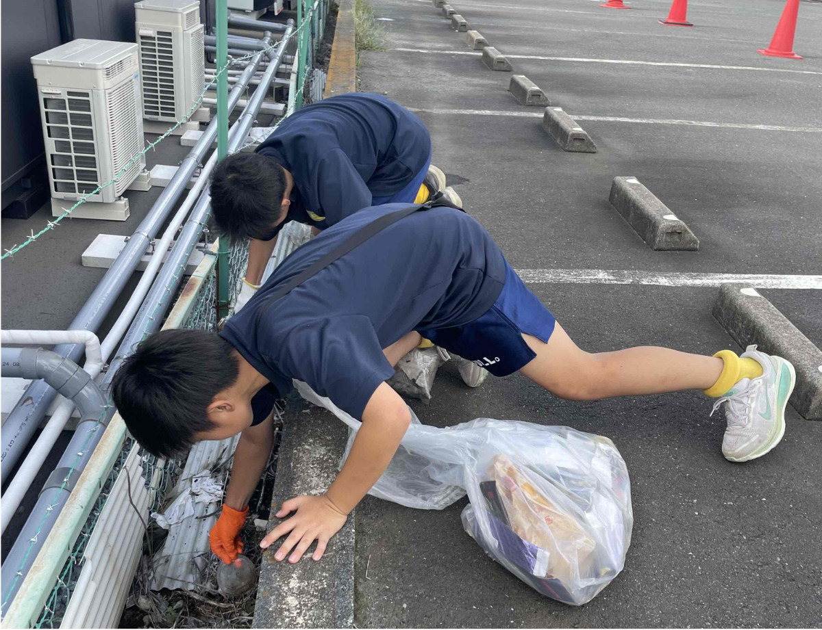 感謝を込めて地域をきれいに