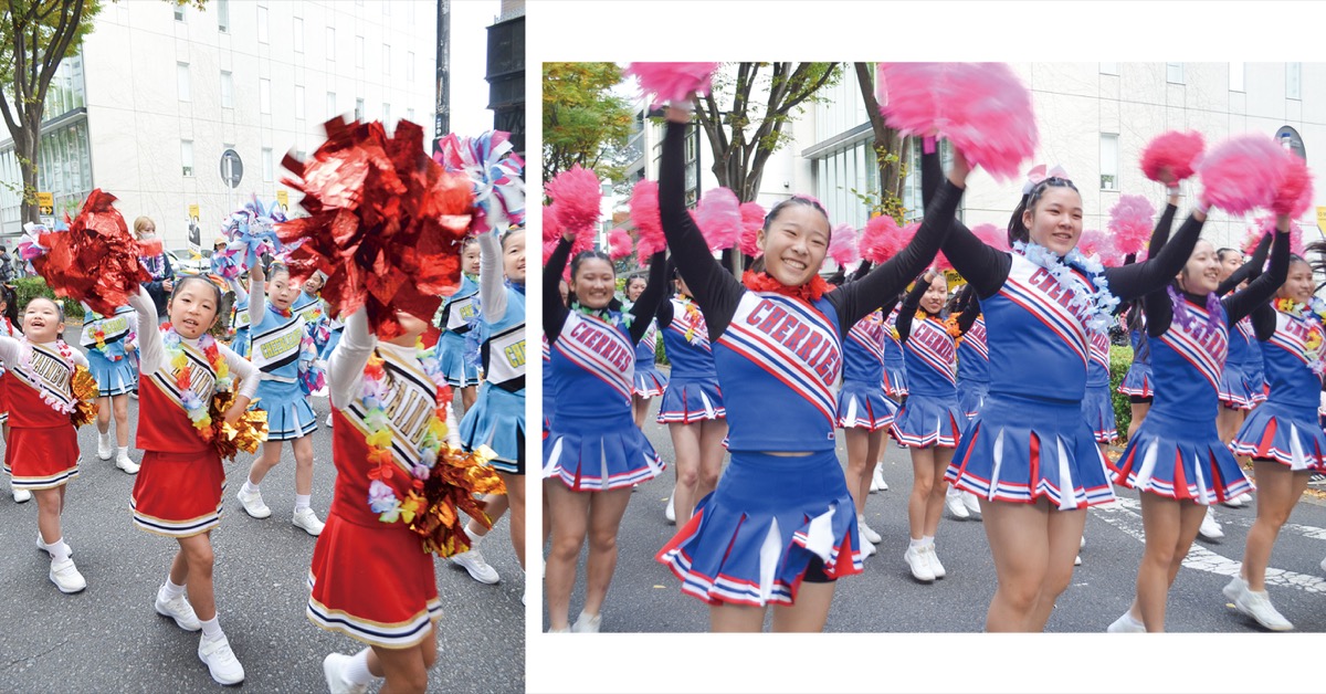 パレードに観客熱狂