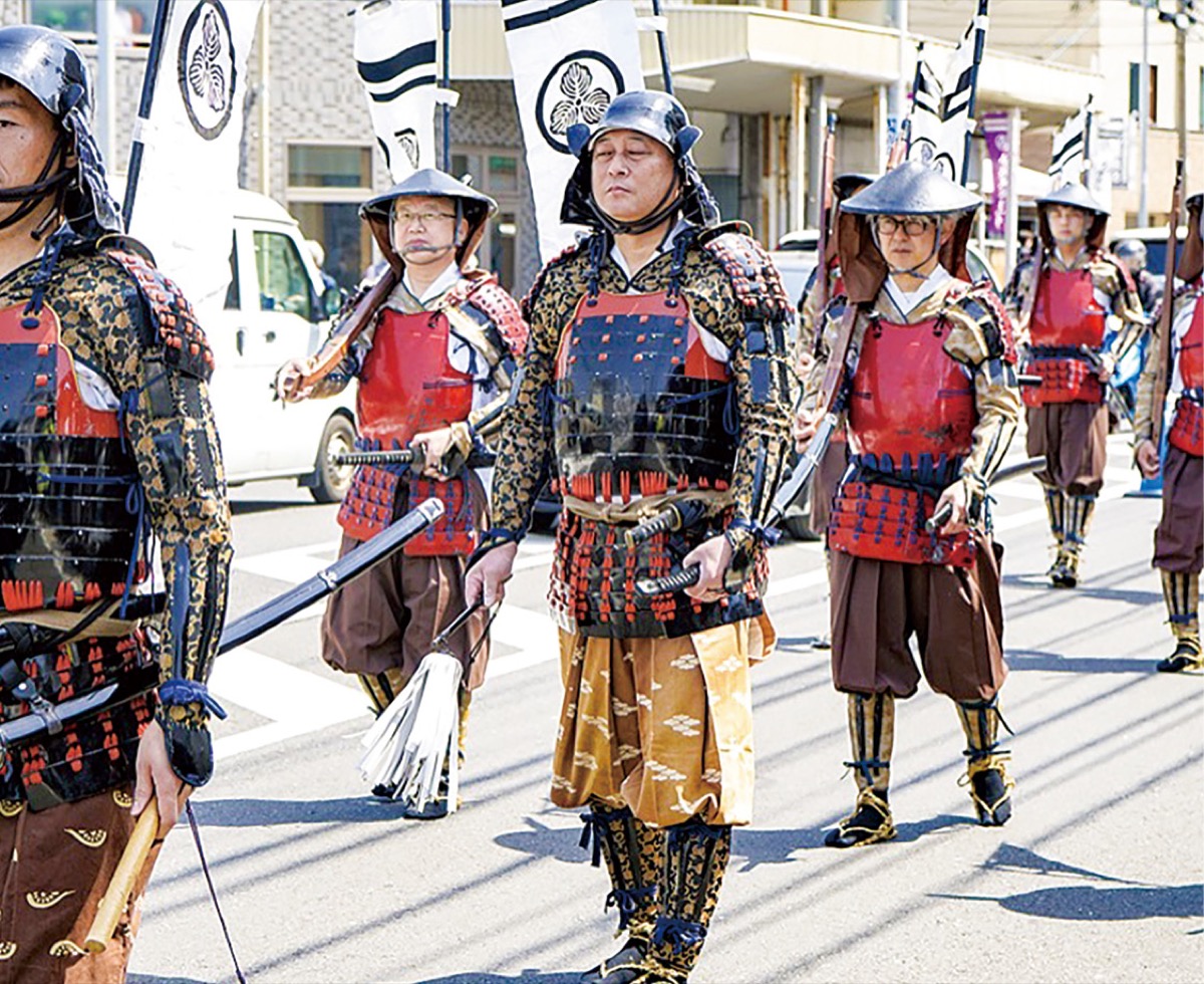 過去に開催した際の武者行列