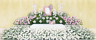デザイナーズ花祭壇の例