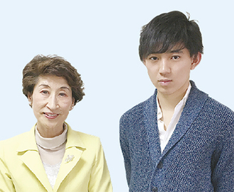 田ノ倉塾長（左）と鈴木貴博さん