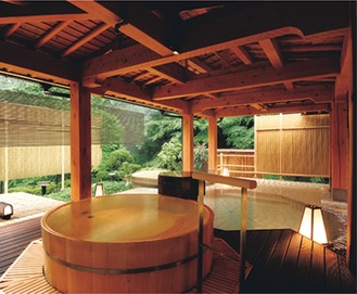 一例のホテル南風荘 露天風呂