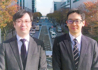 薩川弁護士（左）と有木弁護士
