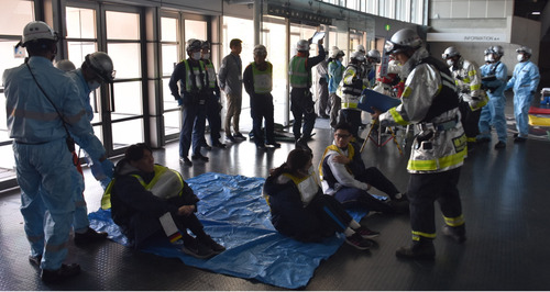 臨場感あふれる現場