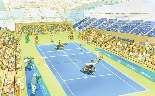 スポーツフロアの利用イメージ