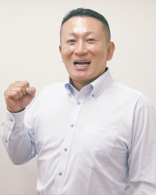 ｢地元を盛り上げたい｣と意気込む漆原代表取締役ＣＥＯ