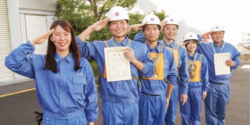 横浜市の訓練会に駒を進めた山崎製パン（株）のメンバー