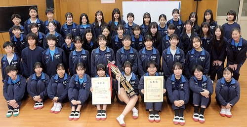 全国大会に出場した吹奏楽部員