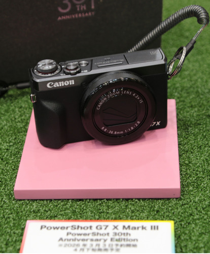 キヤノンの「PowerShot G7 X Mark III」30周年記念モデル