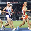 県高校新でインターハイ２位に入賞した海田さん（ゼッケン１）