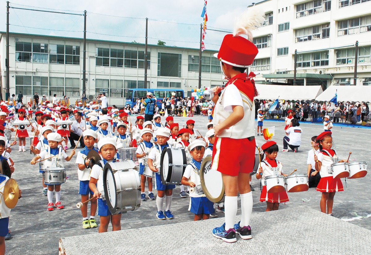 鼓笛隊 がんばったよ 都筑ヶ丘幼稚園 都筑区 タウンニュース