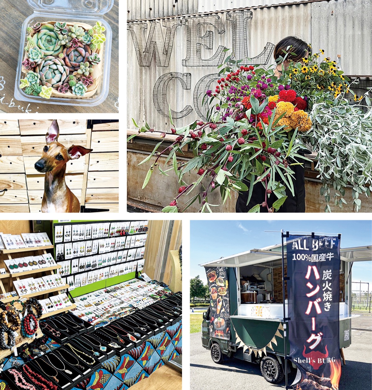 様々な商品や催しが盛りだくさん