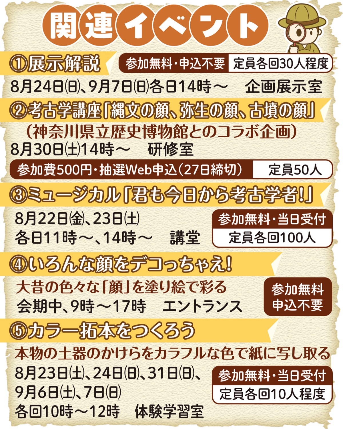 ｢君も今日から考古学者｣