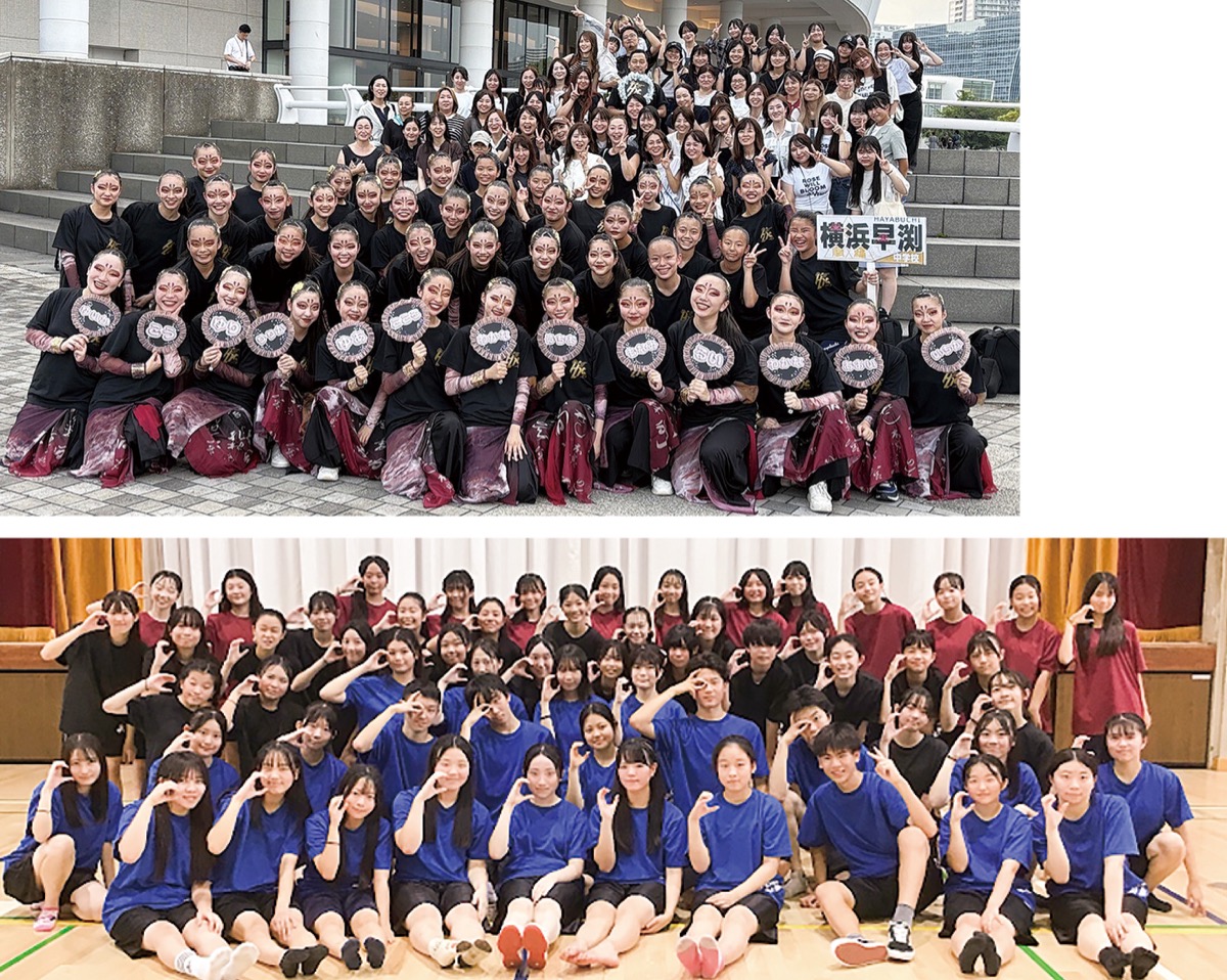 全国決勝でパフォーマンス