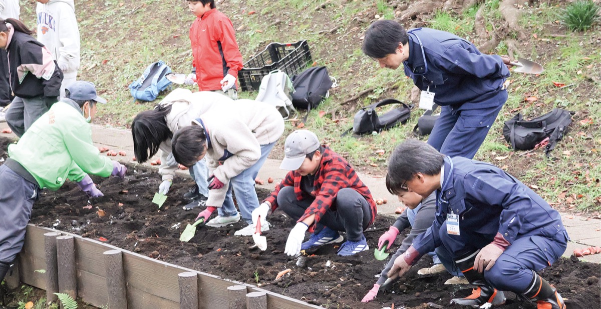 来春に向け名所で下準備