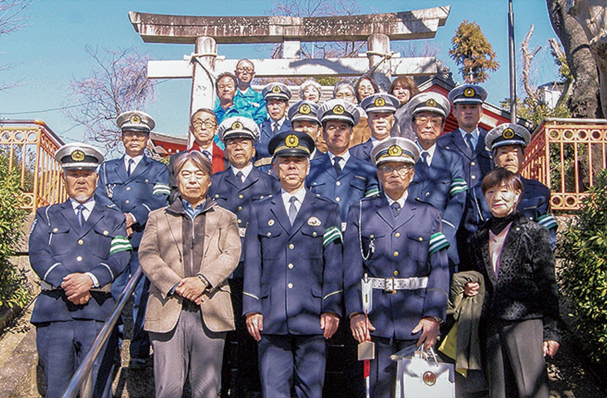 １年の交通安全を祈る