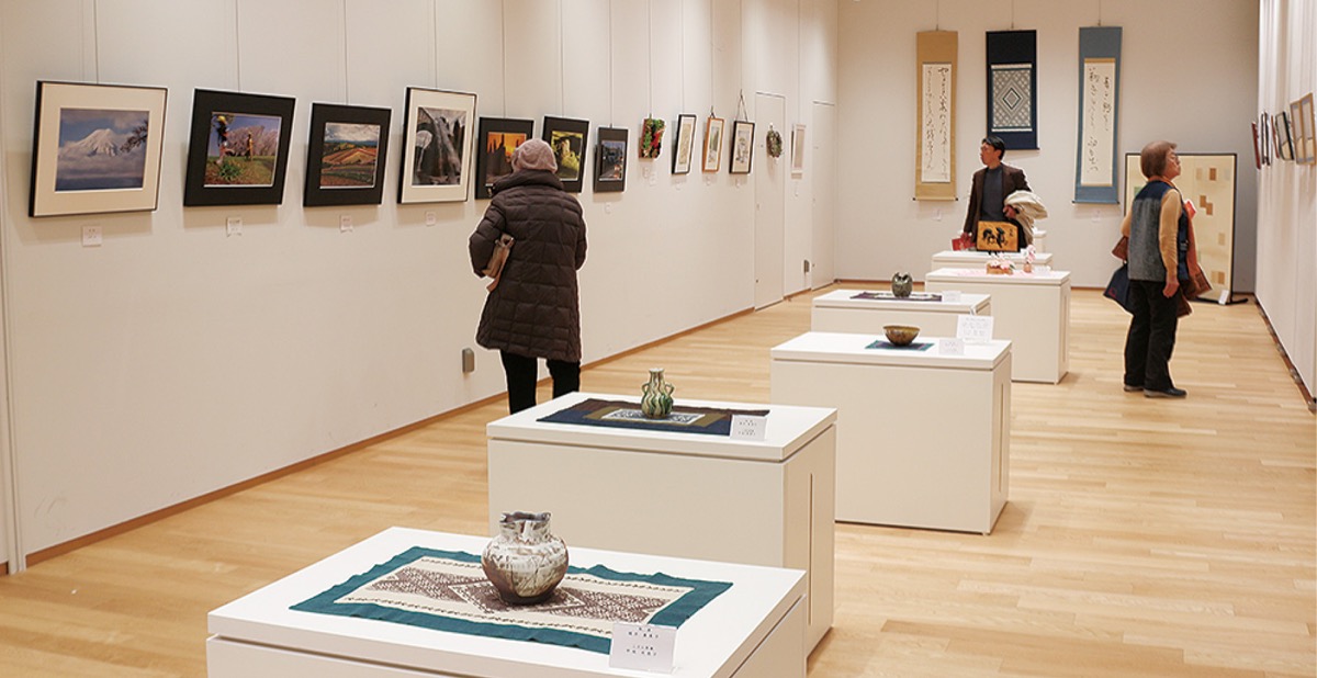 ギャラリーで催された第30回記念特別展示