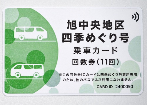 今回販売する回数券ＩＣカード