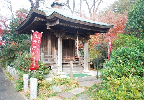 毘沙門天が祀られた徳善寺
