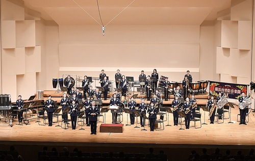 出演する横浜市消防音楽隊