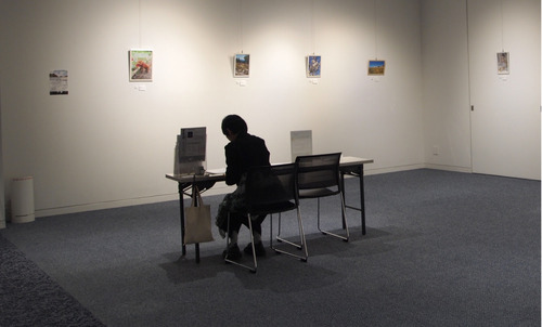 ギャラリーに作品が並ぶ※昨年の様子