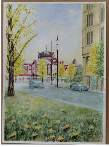 メンバーの作品が並ぶ