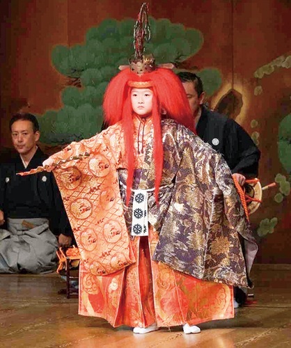 シテ「龍神」を舞う継之助さん