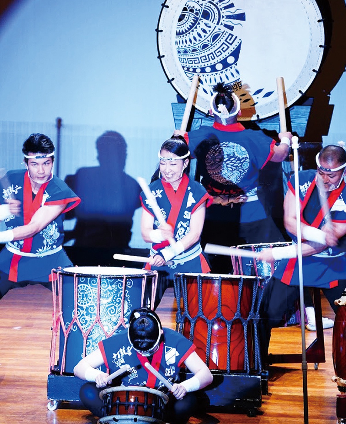 迫力ある太鼓の音が鳴り響いた（打鼓音提供）