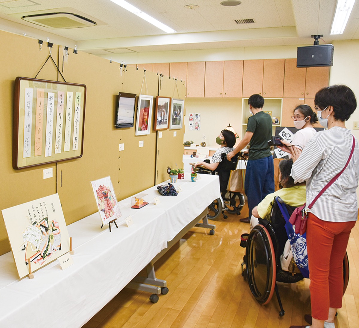 アート展で地域と交流