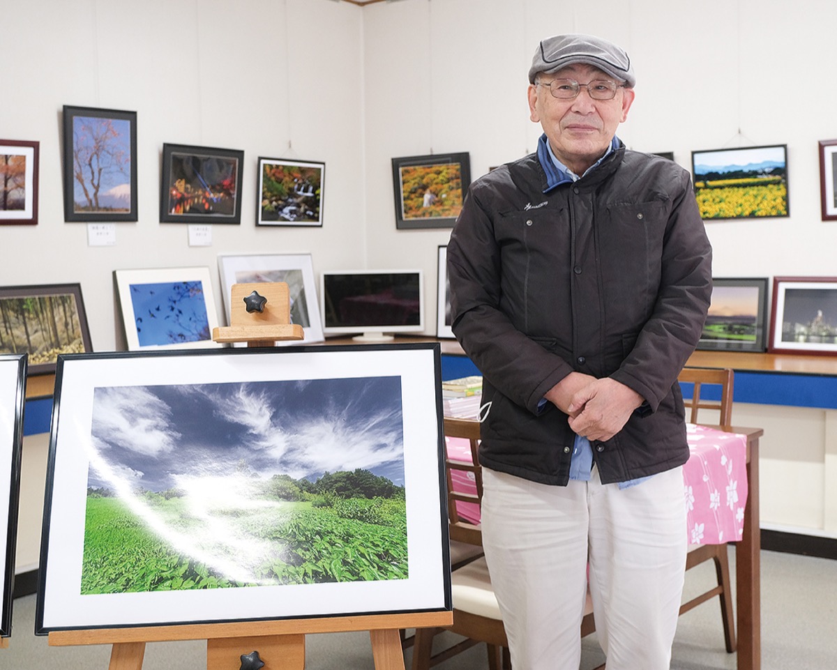 電気店の画廊 交流の場に