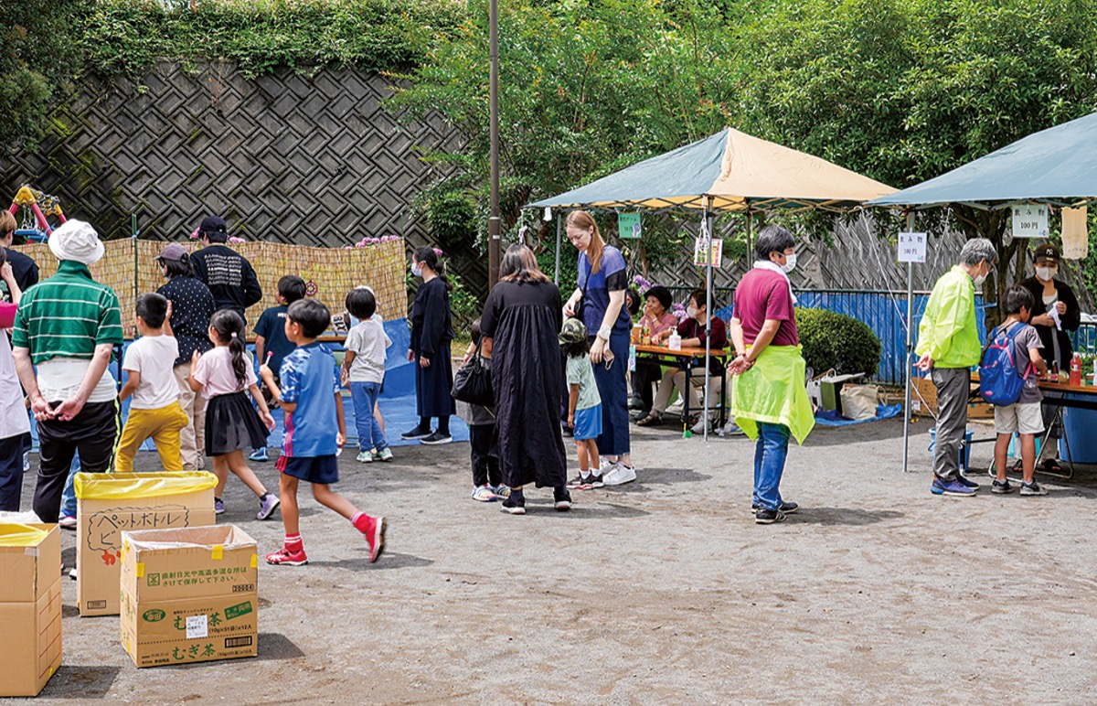 地域コミュの花咲かせた