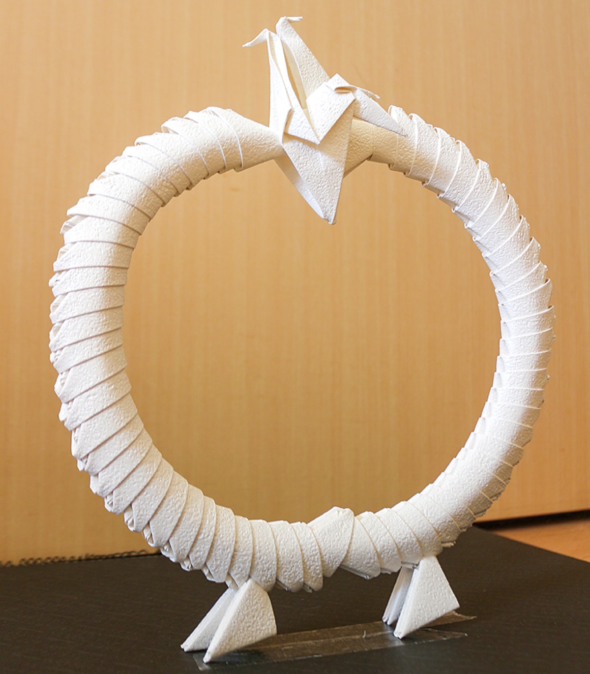 襖紙で作った龍「零輪」