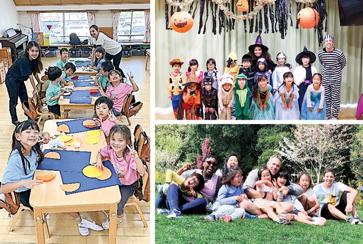 講師たちと楽しく英語に触れることができる