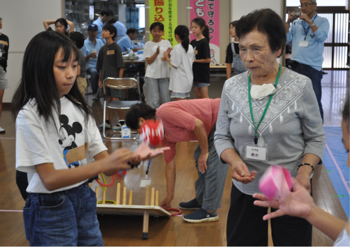 スポーツや昔遊びで多世代交流