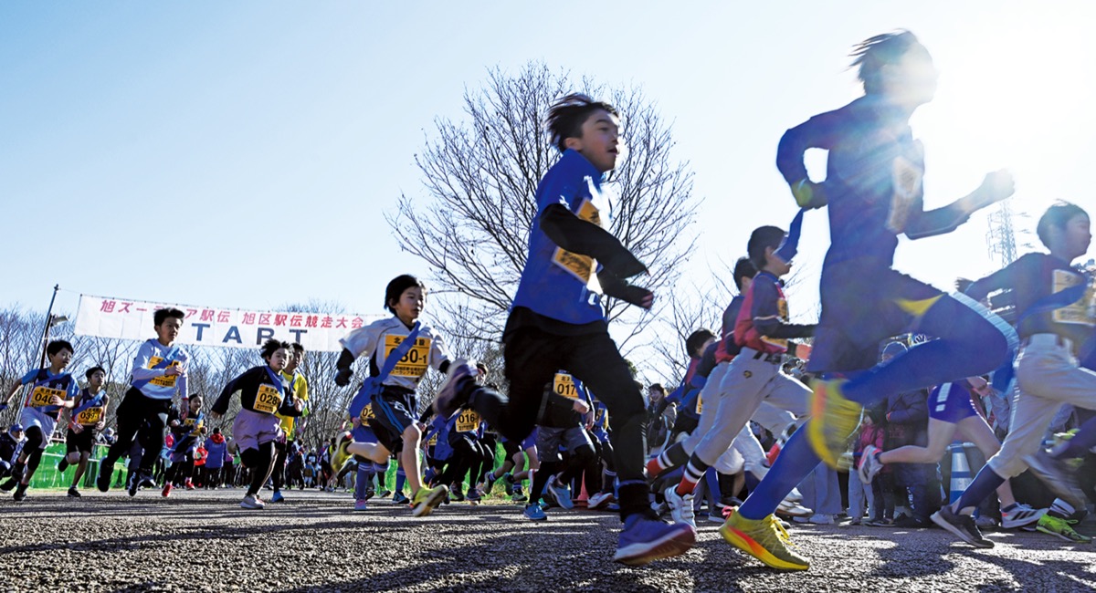 新年の動物園駆ける