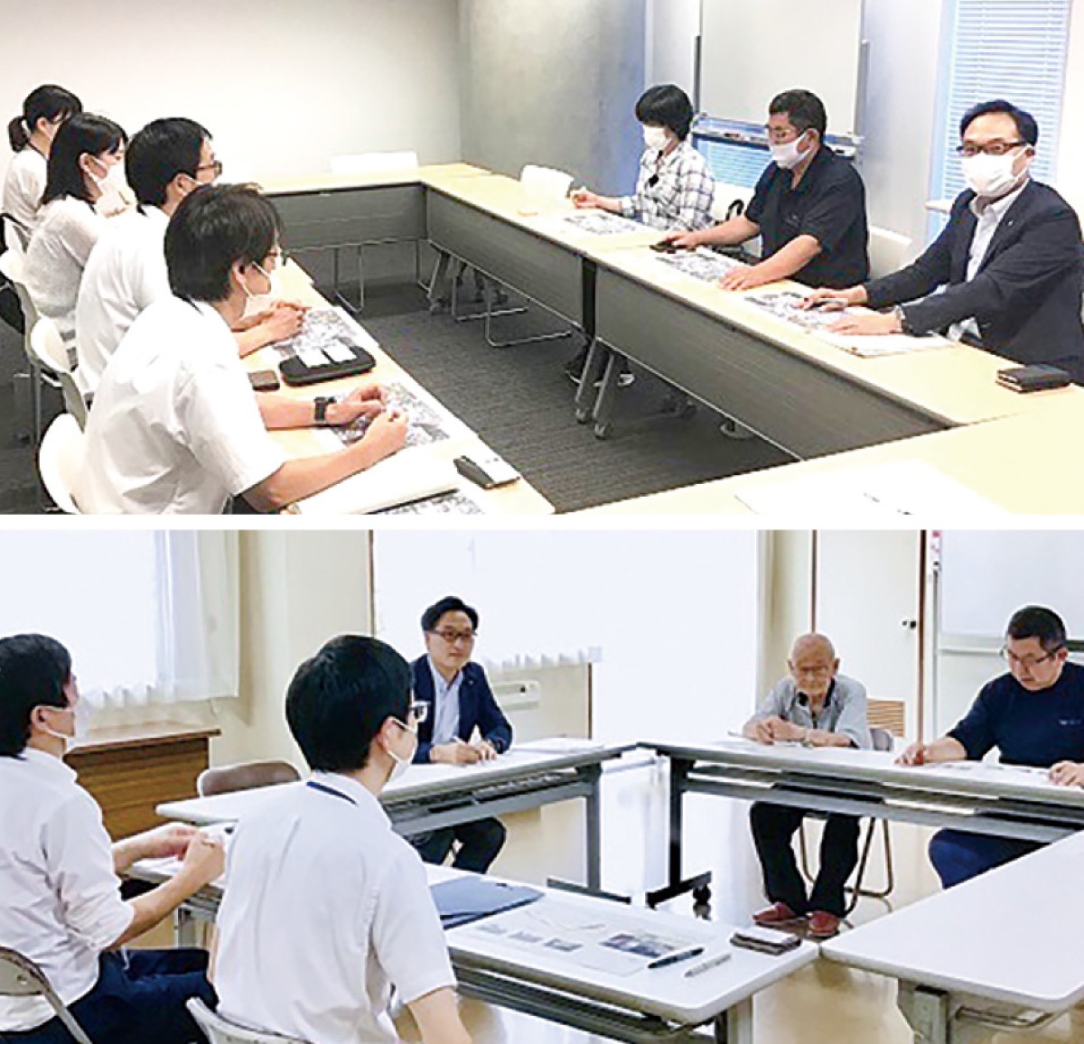 ４年、７年に地域の方と進捗確認