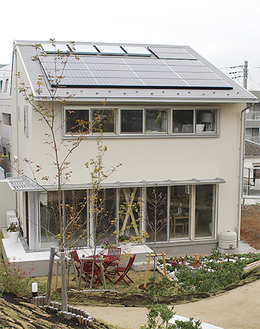 一般公開されている脱温暖化モデル住宅（緑区）