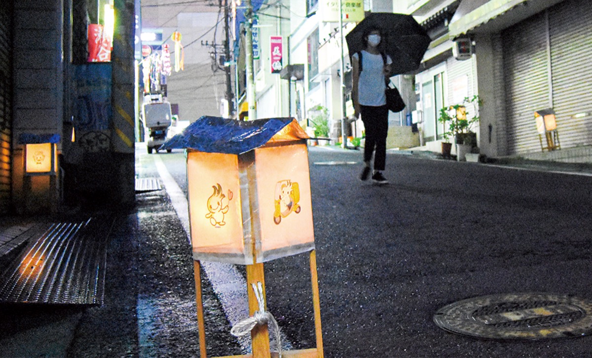 初夏の夜彩る灯篭 三ツ境南口に約50基 | 瀬谷区 | タウンニュース