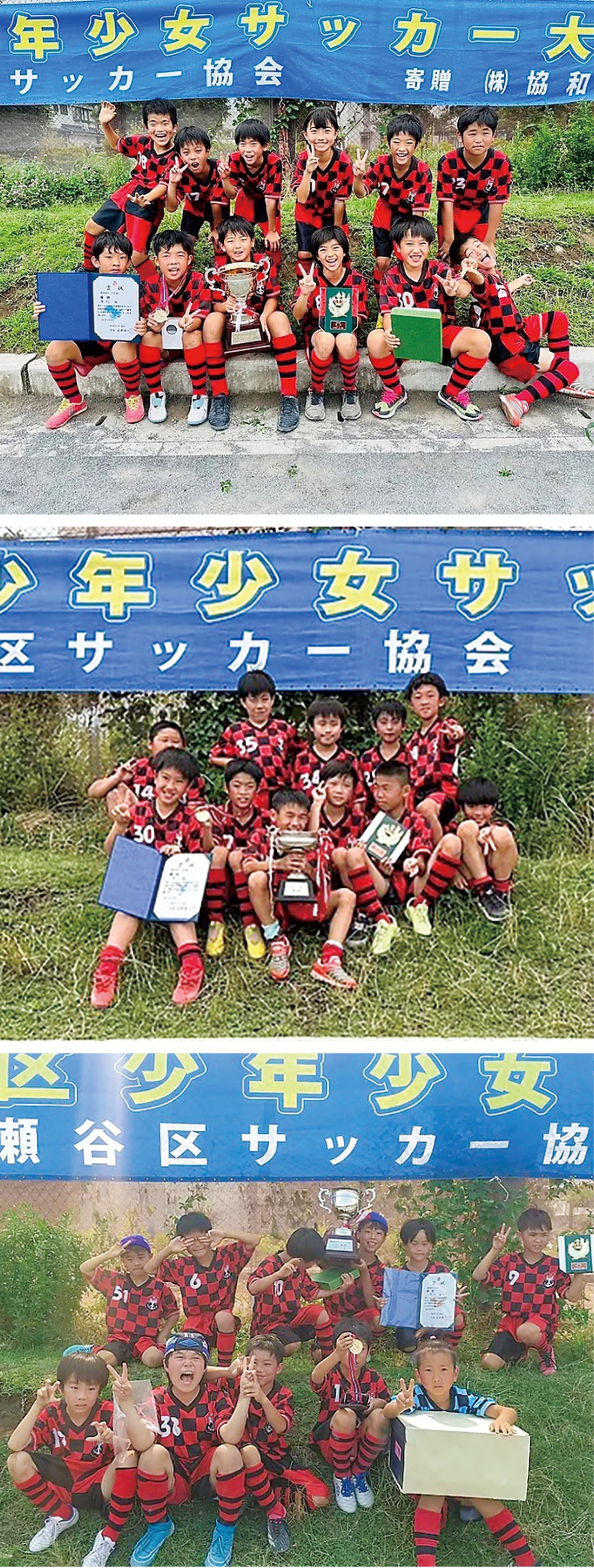 原ＦＣ、３部門で優勝