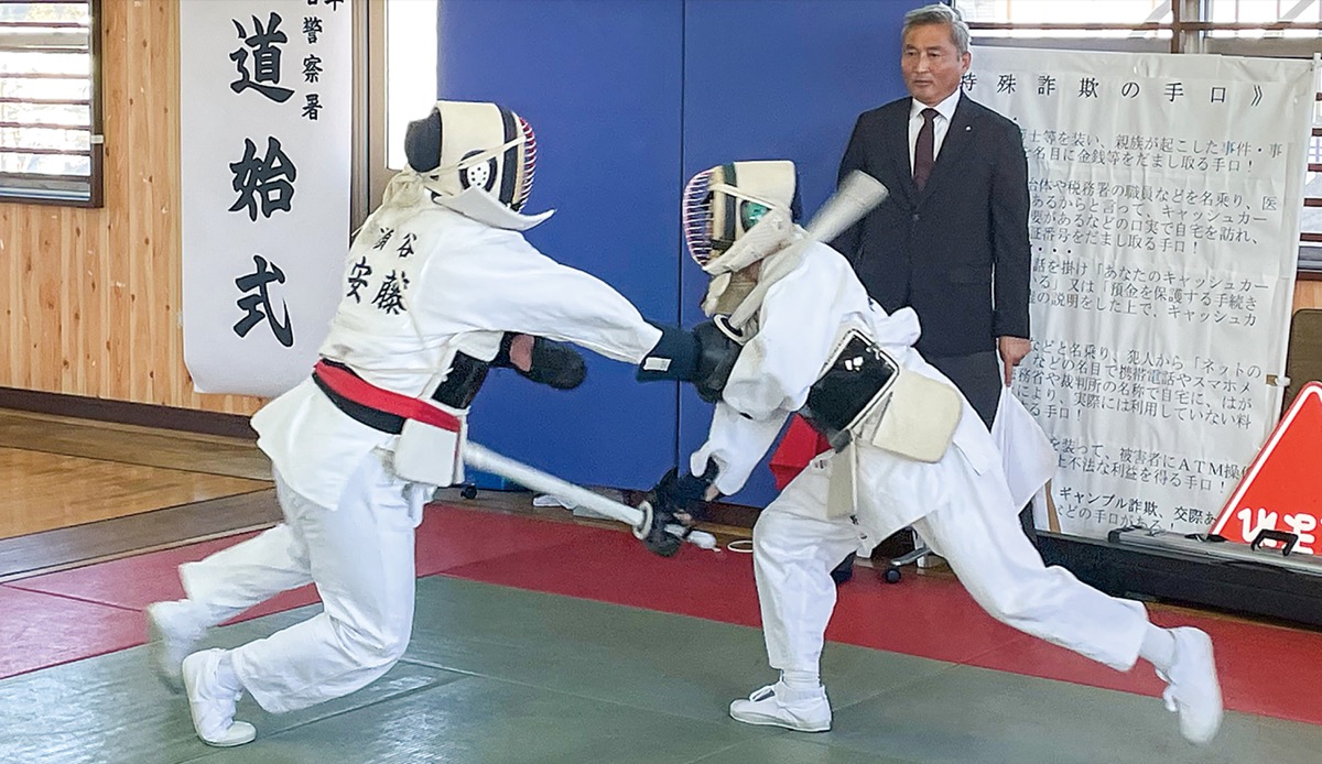 瀬谷警察署で武道始め