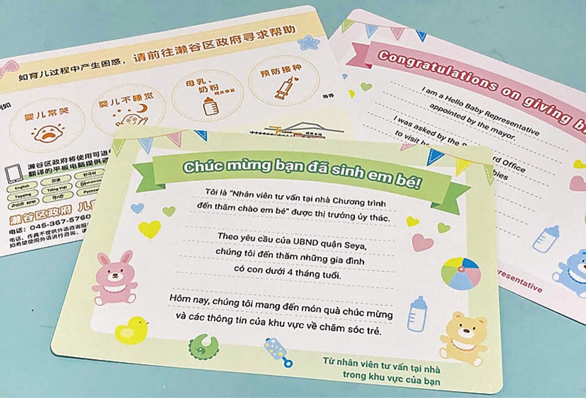 外国人向けに紹介カード