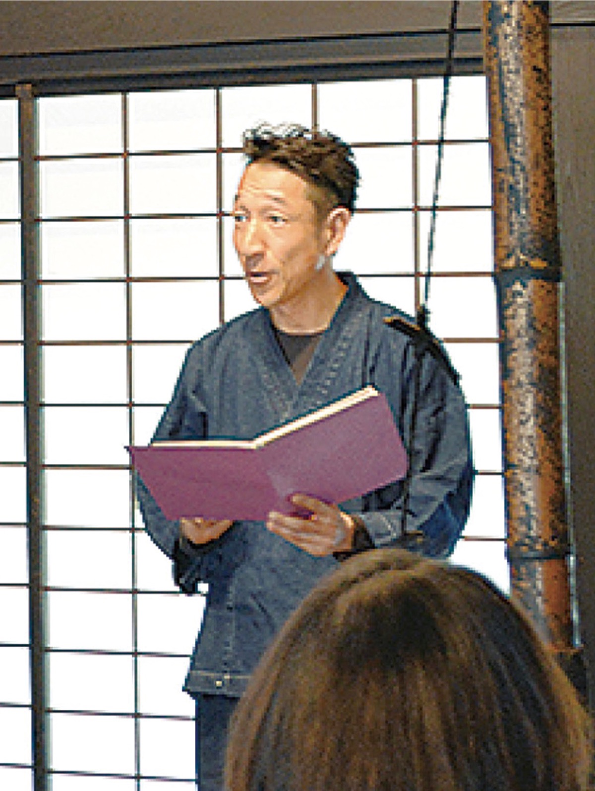 藤田優一さんらが朗読会