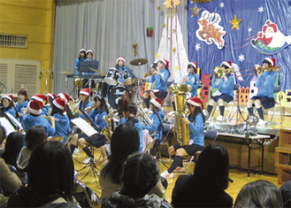 松陽高校の吹奏楽（昨年）