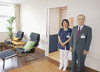 村井医師と三堀看護師