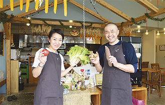 横浜産野菜をＰＲする、ど根性キッチン