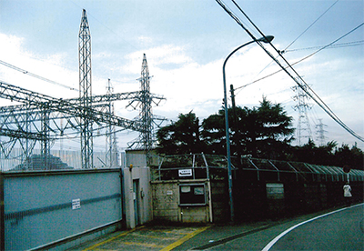 いずみ野駅から変電所北側を行く