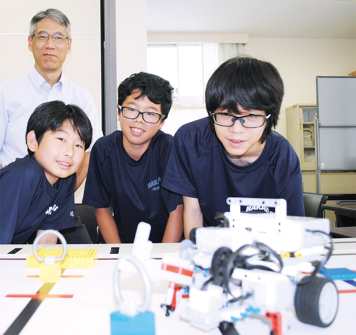 中田中 ロボコンチーム全国へ ８月２５日兵庫県で開幕 泉区 タウンニュース